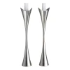 Nambe Candles|11" Curve Candlesticks