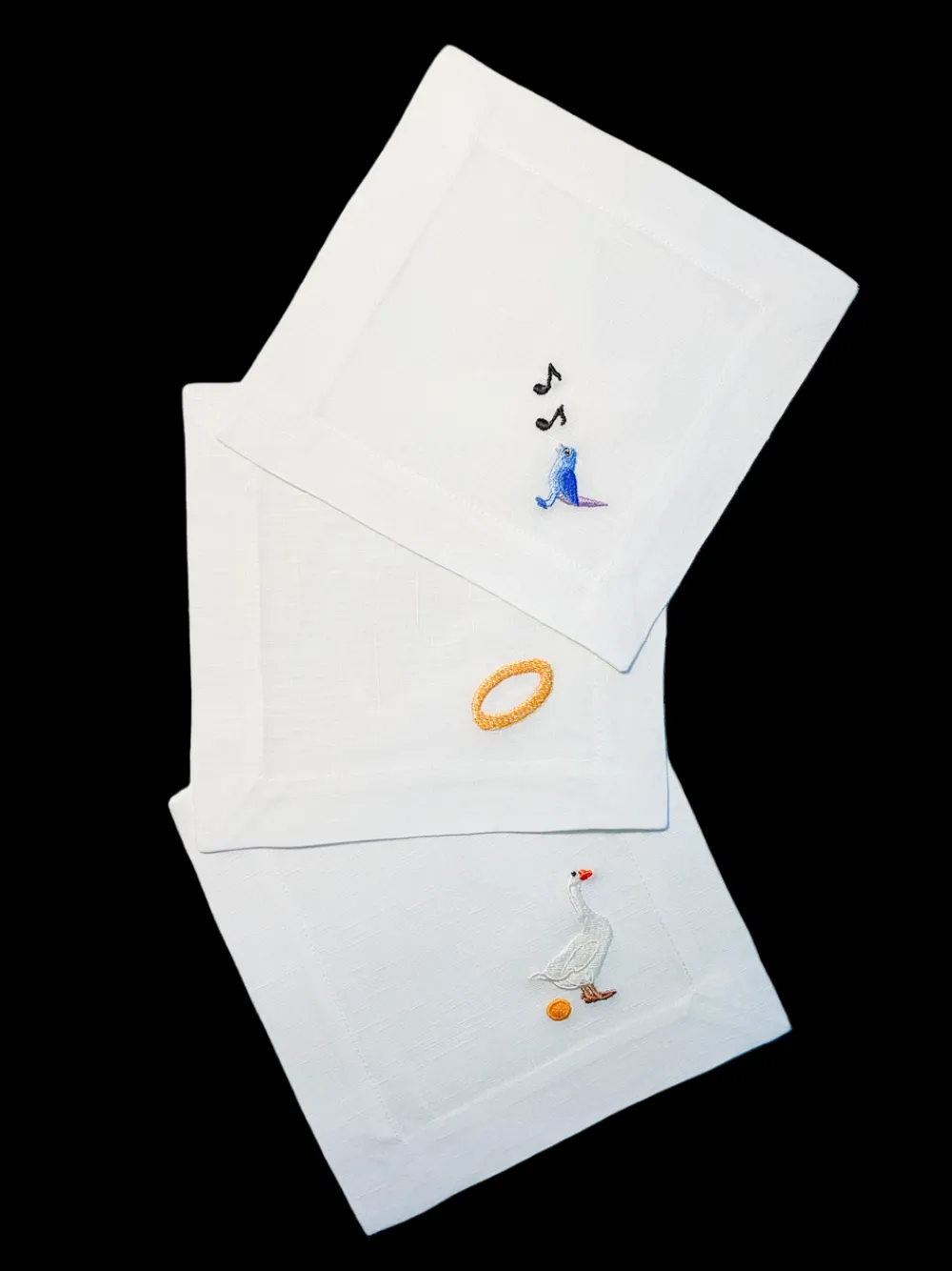 Lettermade Place Settings & Linens|12 Days of Christmas Cocktail Napkins