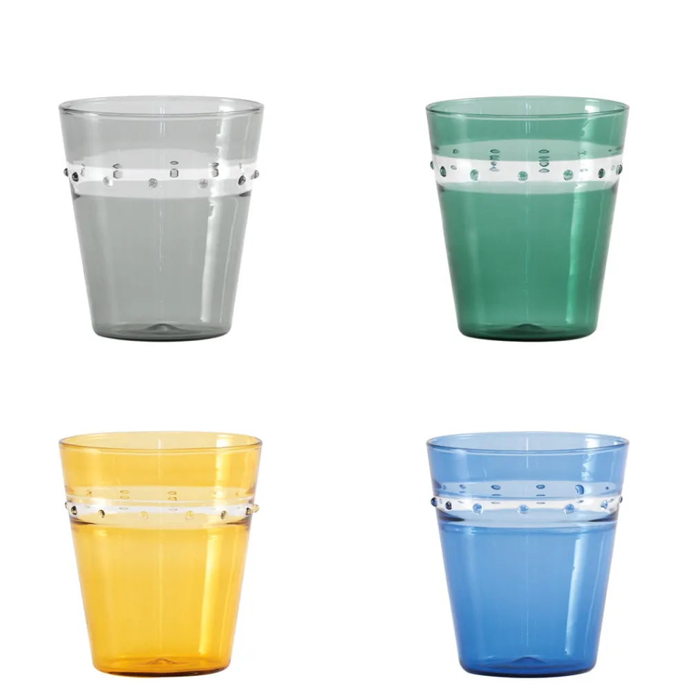 Zafferano Glassware|A Pallini Tumbler, Set of 4