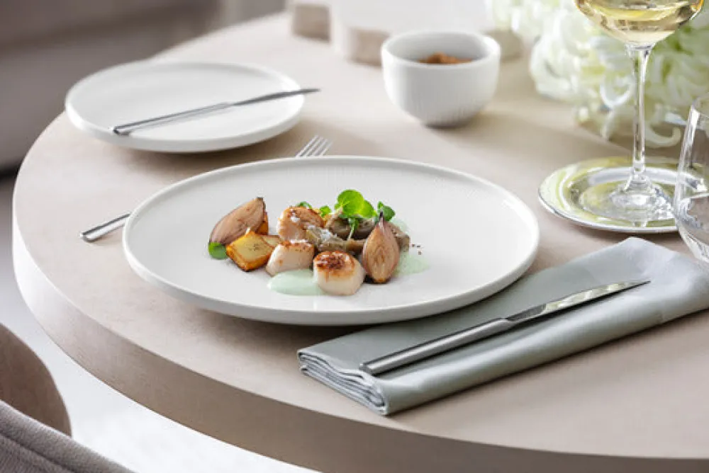 Villeroy & Boch Dinnerware|Afina Dinner Plate in White