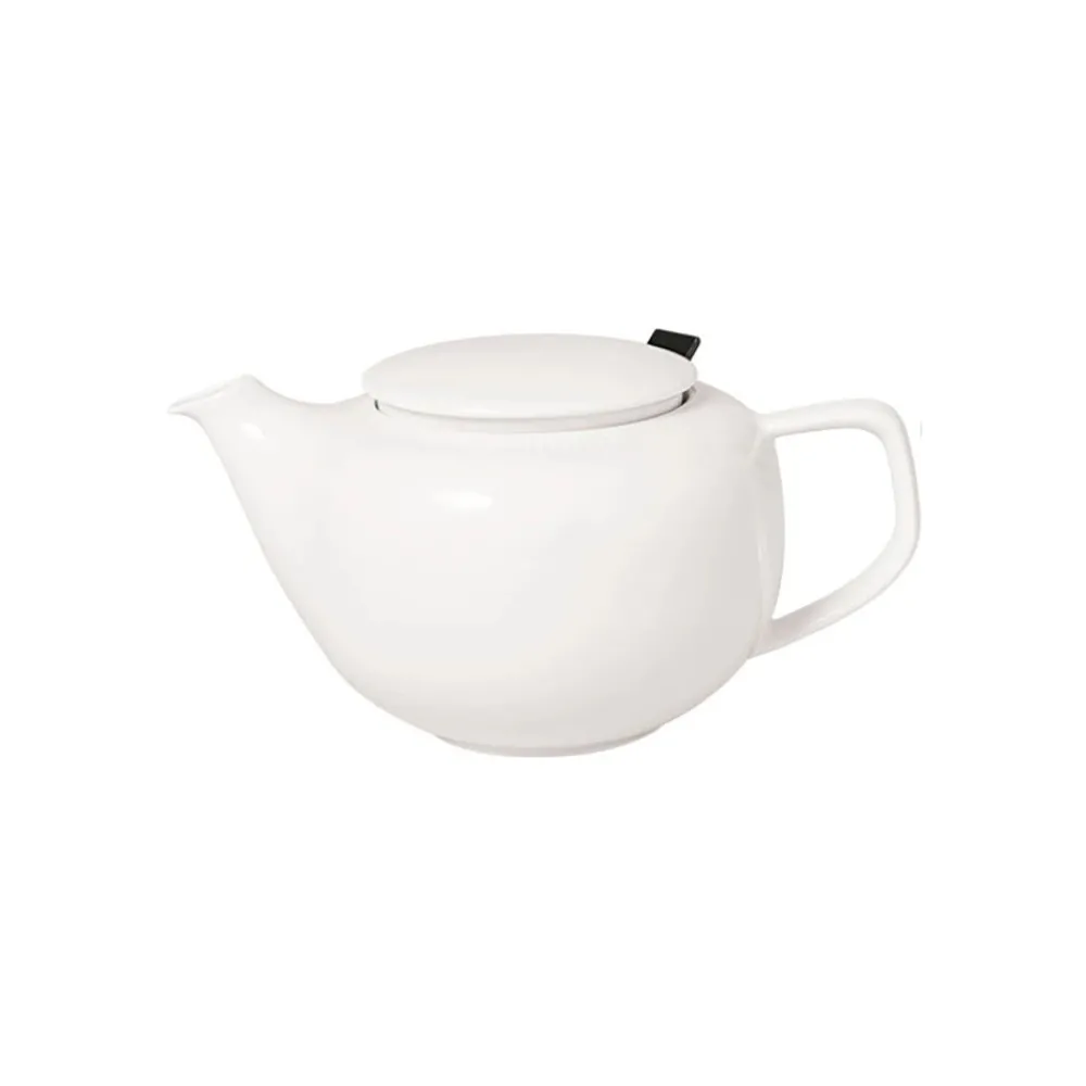 Villeroy & Boch Dinnerware|AfinaTeapot with Filter in White