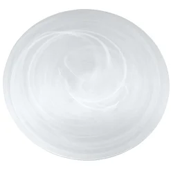 Mariposa Dinnerware|Alabaster White Charger Plate, Set of 4