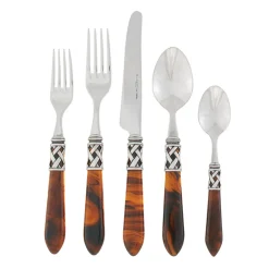 VIETRI Flatware|Aladdin Antique Five-Piece Place Setting