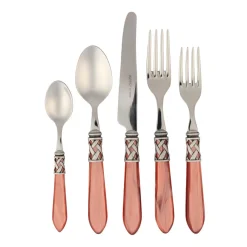 VIETRI Dinnerware|Aladdin Antique Rust Five, Piece Place Setting