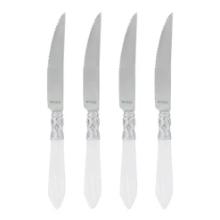 VIETRI Flatware|Aladdin Brilliant Steak Knives, Set of 4