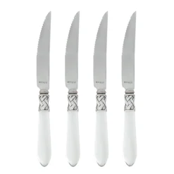 VIETRI Flatware|Aladdin Brilliant Steak Knives, Set of 4