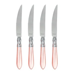 VIETRI Flatware|Aladdin Brilliant Steak Knives, Set of 4