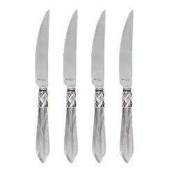 VIETRI Flatware|Aladdin Brilliant Steak Knives, Set of 4