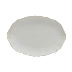 Costa Nova Dinnerware|Alentejo Collection Oval Platter in White