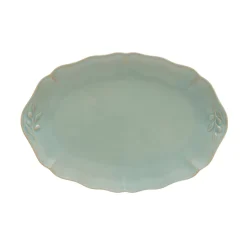 Costa Nova Dinnerware|Alentejo Collection Oval Platter in Turquoise