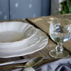 Costa Nova Dinnerware|Alentejo Collection Pasta Plates in White, Set of 6