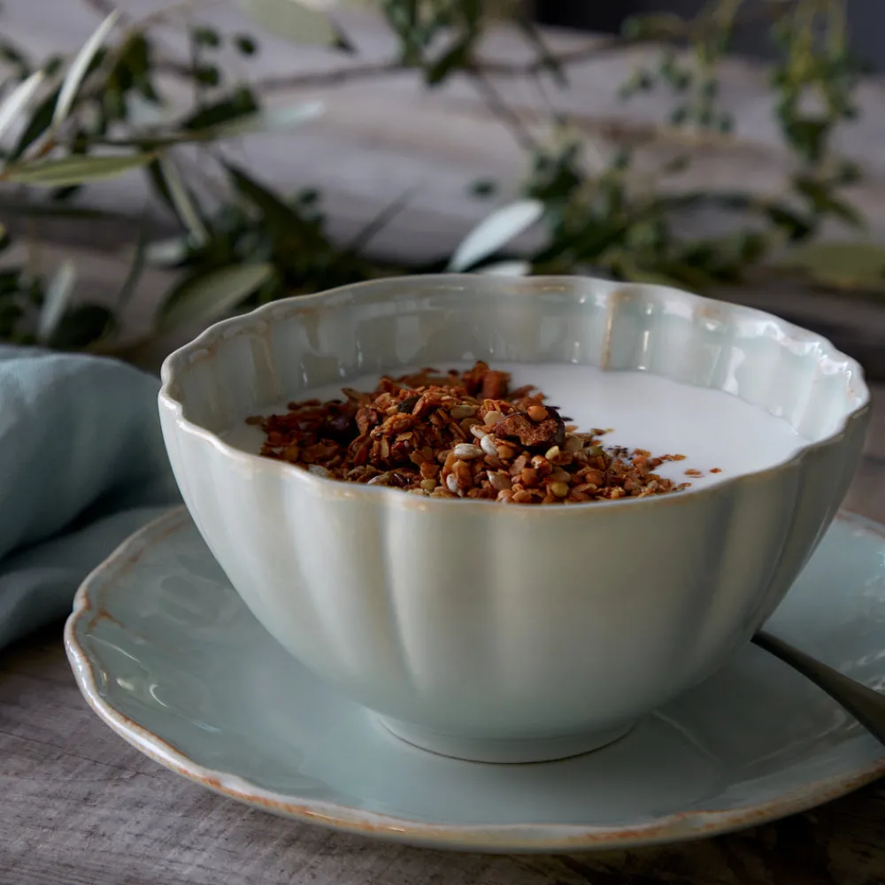 Costa Nova Dinnerware|Alentejo Collection Salad Plates in Turquoise, Set of 6