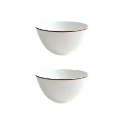Twig NY Dinnerware|Alex Gold Set of 2, 6" Cereal Bowl