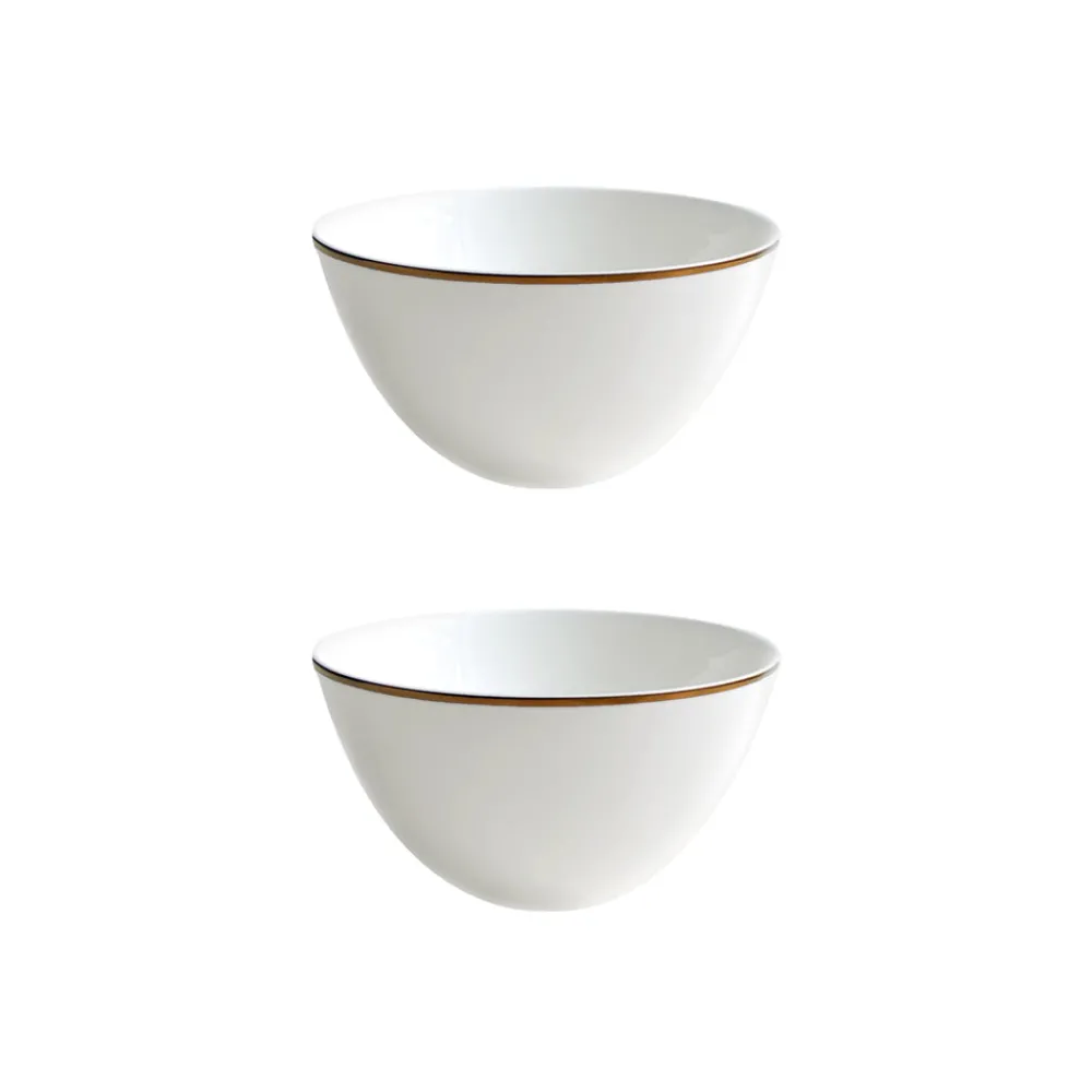 Twig NY Dinnerware|Alex Gold Set of 2, 6" Cereal Bowl