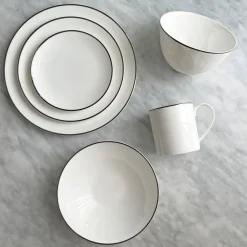 Twig NY Dinnerware|Alex Platinum Set of 2, 6" Cereal Bowl