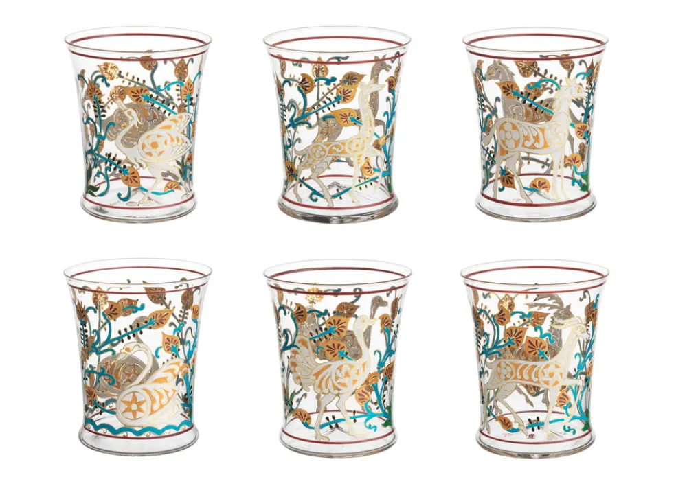 Lobmeyr Glassware|Alhambra Arabian Tumbler with Cranes