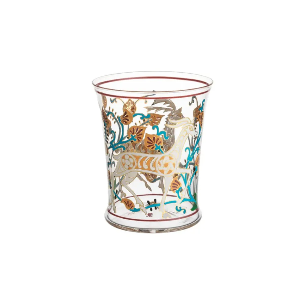 Lobmeyr Glassware|Alhambra Arabian Tumbler with Doe & Deer
