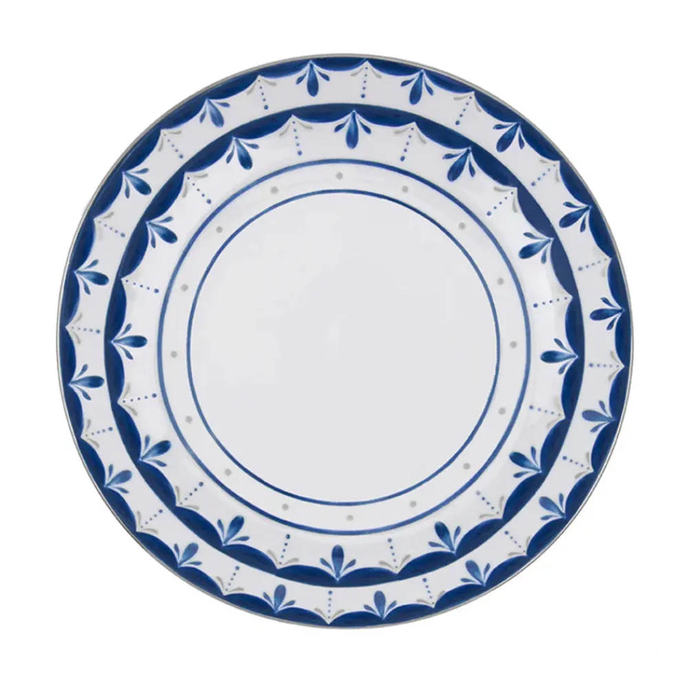 Molecot Dinnerware|Alhambra Blue Dinner Plate