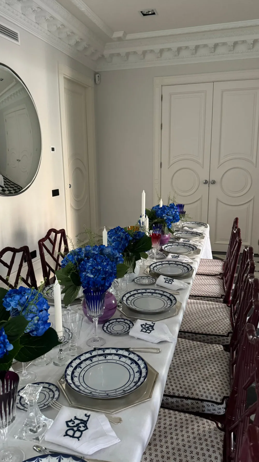 Molecot Dinnerware|Alhambra Blue Dinner Plate