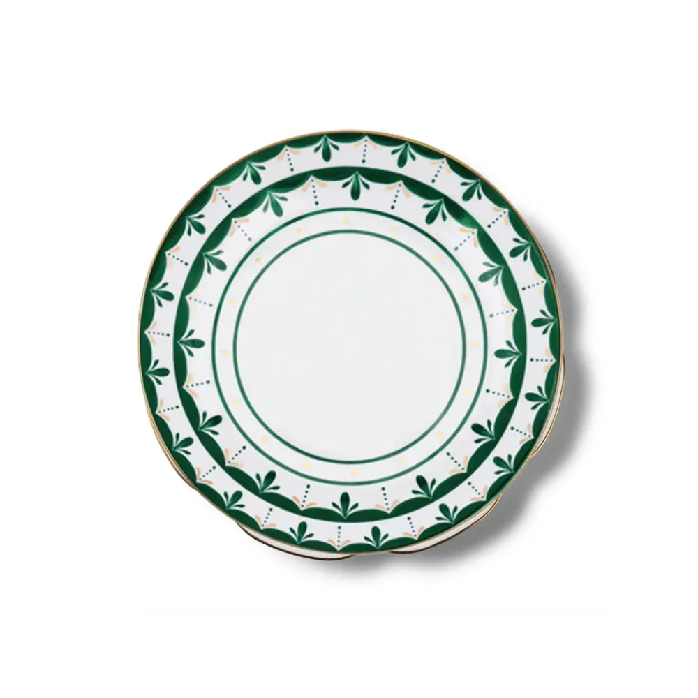 Molecot Dinnerware|Alhambra Green Bread Plate
