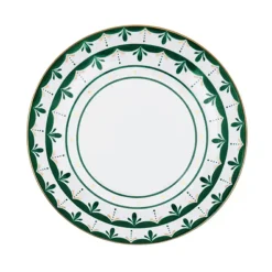 Molecot Dinnerware|Alhambra Green Soup & Pasta Plate