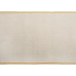 Caravan Place Settings & Linens|Alsace Natural Tea Towels in Natural & Mustard, Set of 2