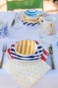 VIETRI Dinnerware|Amalfitana Stripe Cereal Bowl