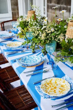 VIETRI Dinnerware|Amalfitana Stripe Dinner Plate