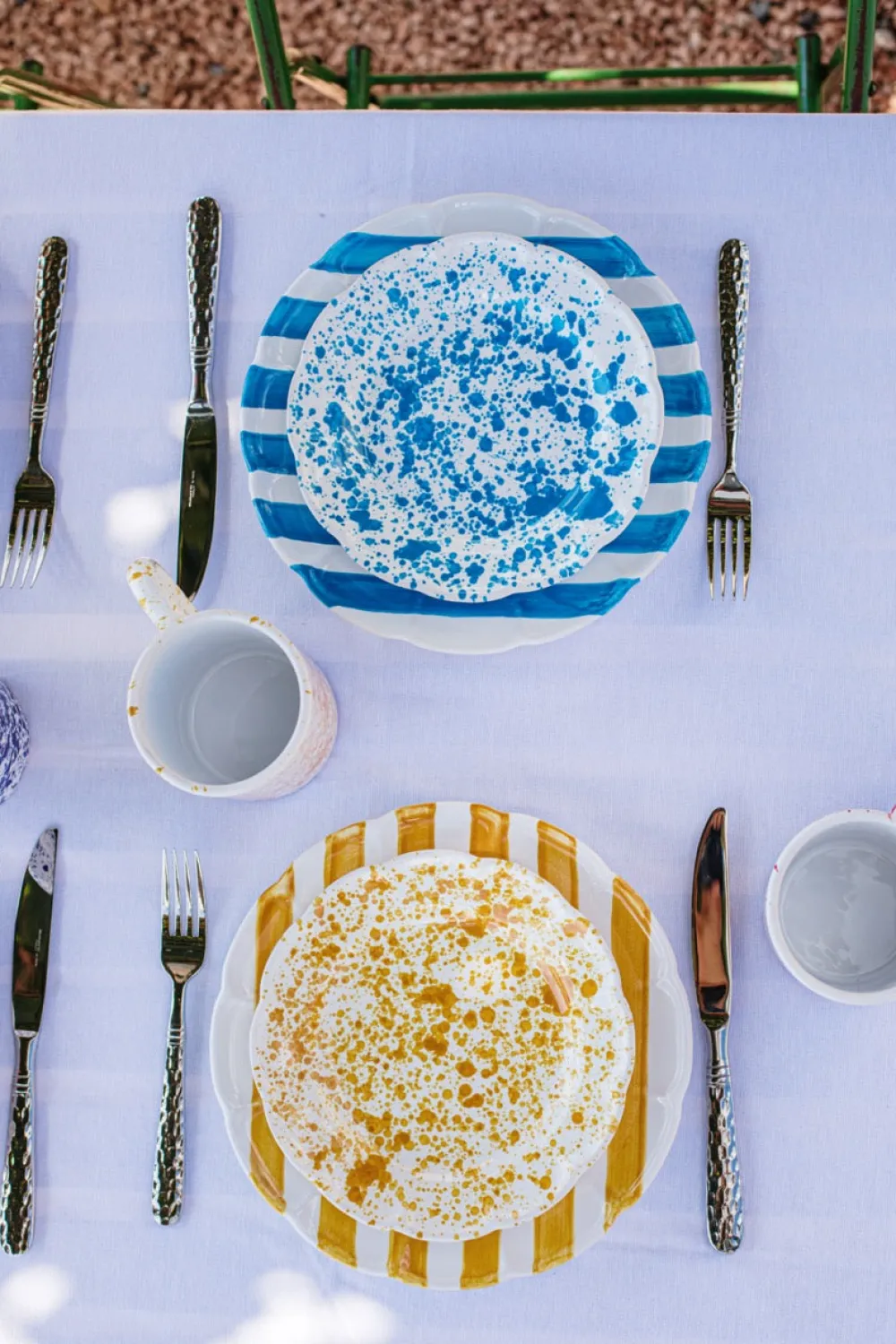 VIETRI Dinnerware|Amalfitana Stripe Salad Plate