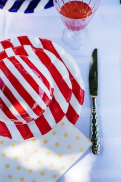 VIETRI Dinnerware|Amalfitana Stripe Salad Plate