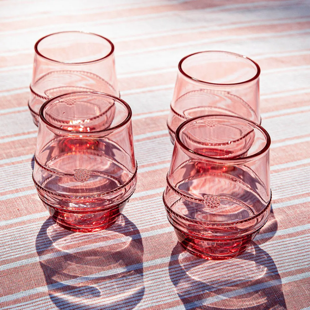 Juliska Glassware|Amalia Acrylic Small Tumbler in Coral