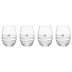 Juliska Glassware|Amalia Stemless White Wine, Set of 4
