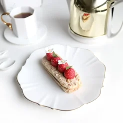 Twig NY Dinnerware|Amelie Brushed Gold Bread and Butter Plate