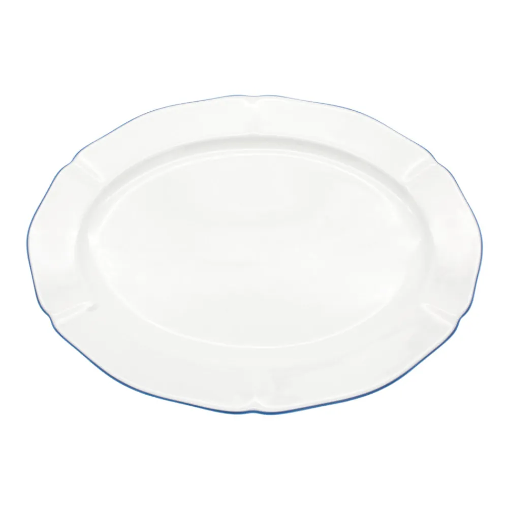 Twig NY Dinnerware|Amelie Royal Blue 14" Oval Platter