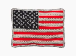 Henry Handwork Place Settings & Linens|American Flag Ornament