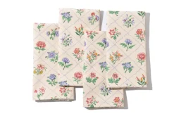 Maria Louise Cottage Place Settings & Linens|Amoureaux House Napkins in Beige, Set of 4