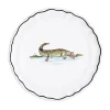 Z.d.G. Dinnerware|Animaux de la Savane Dessert/Side Plate, Crocodile