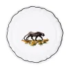 Z.d.G. Dinnerware|Animaux de la Savane Dessert/Side Plate, Panther