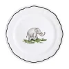 Z.d.G. Dinnerware|Animaux de la Savane Dessert/Side Plate, Elephant