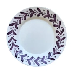 Carolina Irving and Daughters Dinnerware|Anna Aubergine Dessert Plate