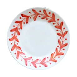 Carolina Irving and Daughters Dinnerware|Anna Coral Dessert Plate