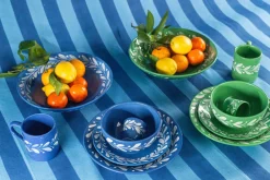 Carolina Irving and Daughters Dinnerware|Anna Reverse Blue Serving Bowl