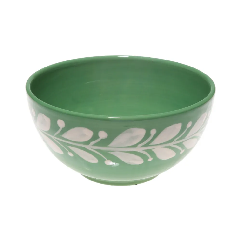 Carolina Irving and Daughters Dinnerware|Anna Reverse Green Cereal Bowl