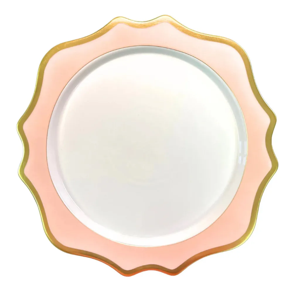 Anna Weatherley Dinnerware|Anna's Palette Charger in Dusty Rose