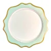 Anna Weatherley Dinnerware|Anna's Palette Charger in Aqua Green