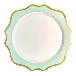 Anna Weatherley Dinnerware|Anna's Palette Charger in Aqua Green