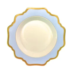Anna Weatherley Dinnerware|Anna's Palette Rim Soup in Sky Blue