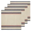Caravan Place Settings & Linens|Antibes Napkin in Natural & Red, Set of 4