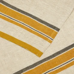 Caravan Place Settings & Linens|Antibes Napkin in Natural & Mustard, Set of 4