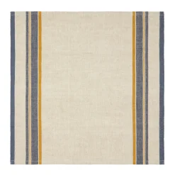 Caravan Place Settings & Linens|Antibes Napkin in Natural & Blue, Set of 4